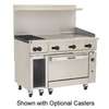 Vulcan Endurance 48in Range 2 Burners 36in Thermostat Griddle with Oven - 48S-2B36GT 