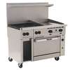 Vulcan Endurance Range 48in 4 Burner 24in Manual Griddle with Conv Oven - 48C-4B24G 