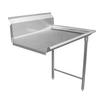 GSW USA DT60C-R 60in x 30in Straight 16 Gauge Stainless Steel Clean Dishtable 
