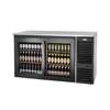 Krowne Metal 60in Sliding Glass Door Back Bar Cabinet Refrigeration Right - SD60R 