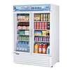 Turbo Air 45.97cuft Refrigerated Merchandiser 2-Section White Exterior - TGM-50RS(B)-N 