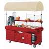 Cambro (4) Pan Well CamKiosk Vending Merchandising Cart Hot Red - KVC854C158 