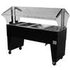Advance Tabco Portable Cold Food Buffet Table with 8in Deep Well Open Base - B4-CPU-B 