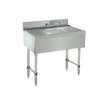 Advance Tabco 1-Comp stainless steel Underbar Hand Sink with Faucet, Two 12in Drainboards - CRB-31C 