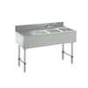 Advance Tabco 3 Comp stainless steel Underbar Hand Sink with Faucet, 9in Left Drainboard - CRB-43L 