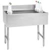 Advance Tabco 24"W stainless steel Cocktail Unit with 7 Circuit Cold Plate 77lb Ice Cap. - CRI-12-24-7-X 