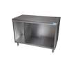 BK Resources 48inx 24in 18G stainless steel Work Table Cabinet Base with Open Front - CST-2448 