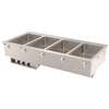 Vollrath (4) 12in x 20in stainless steel Hot Food Electric Drop-in Well Unit - 3640610 