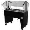 Advance Tabco 47in Ice Cooled Portable Food Buffet 3 Pan Inserts Open Base - B3-CPU-B 