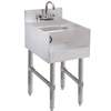 Advance Tabco 12inx26inx33-3/8in Underbar Blender Station with Dump Sink - CR-RS-12-X 