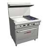 Southbend 36in Ultimate Gas/Electric Range 2 Burners 24in Griddle 3 Rack - H4361A-2TL 