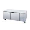 beverage-air 67in 19.21c Undercounter Refrigerator (2)Section stainless steel 4shelves - UCR67AHC 