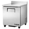 True 6.5cuft Stainless 27in Work Top Cooler with Backsplash - TWT-27-HC 