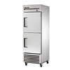 True 23cuft One Section Two Door Stainless Reach-in Freezer - T-23F-2-HC 