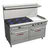 Southbend Ultimate 60in Range, 6 Burners and 24in Griddle with 2 Ovens - 4601AD-2GR 