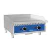Globe GEG24 24in Countertop Medium Duty Thermostat Electric Griddle 