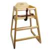 Winco CHH-101 Stacking High Chair - Natural Finish 