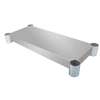 BK Resources Additional Stainless Steel Undershelf for 24 x 48 Work Table - SVTS-4824 