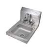 BK Resources Wall Mount Space Saver Hand Sink - BKHS-D-SS-P-G 