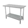 Advance Tabco AG-367 84"Wx36"D 16 Gauge 430 Series Sainless Steel Work Table 