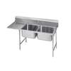 Advance Tabco Regaline 2-Compartment Stainless Steel Sink-20inx20in Bowls - 9-22-40-18L 