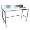 John Boos 48"Wx24"D Trimming Table with 3/4in Reversible Poly Top - TC002 