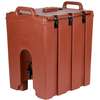 Cambro Camtainer 11-3/4gl Beverage Carrier - Brick Red - 1000LCD402 