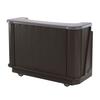 Cambro Cambar 67-1/2in Polyethylene Portable Bar - Gray - BAR650420 
