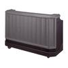 Cambro Cambar 72-3/4in Polyethylene Portable Bar - Gray & Black - BAR730CP420 