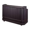 Cambro Cambar 72-3/4in Polyethylene Portable Bar - Black - BAR730PMT110 