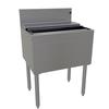 Glastender 24inx19in Stainless Steel Underbar Ice Bin with 67lb Capacity - IBA-24-CP10 