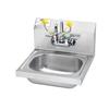 Krowne HS-36 17.25in Wide Wall Mount Hand Sink And Eyewash Station 