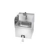 Krowne 16"W Wall Mount Hand Sink with Knee Pedals & Splash Guards - HS-41 