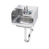 Krowne HS-5 16"W Wall Mount Hand Sink with 8in Splash Guards 