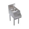 Krowne KR24-14BD Royal 1800 Series 14"W Underbar Blender Station with Dump Sink 