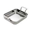 Browne Foodservice Thermalloy 4.6qt Tri-Ply Stainless Rectangular Roasting Pan - 5724176 