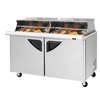 Turbo Air 24 Pan 19cuft Dual Sided Refrigerated Prep Table - TST-60SD-24-N-DS 