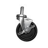 BK Resources 5SBR-1ST-LDP-TLB Pop-in Stem Caster 5in Diameter Fits 1in OD Tubing 
