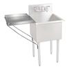 BK Resources BK8BS-DD18 18"W x 18"D Stainless Steel Detachable Drainboard 
