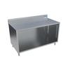 BK Resources CSTR5-3060 60"W x 30"D Stainless Steel Cabinet Base Work Table 