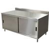 BK Resources CSTR5-3072S 72"W x 30"D Stainless Steel Cabinet Base Work Table 