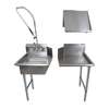 BK Resources 48in Stainless Steel dishtable Clean Room Kit - BKDTK-48-L-G 