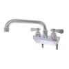 BK Resources BKF-4SM2-6-G OptiFlow Solid Body with 6in Swing Spout Faucet 