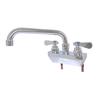 BK Resources BKF-4SM2-8-G OptiFlow Solid Body with 8in Swing Spout Faucet 