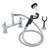 BK Resources BKF-8DMUS-G OptiFlow Utility Spray Faucet with 72in Stainless Steel Hose 