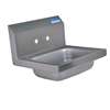BK Resources 14"W Wall Mount Hand Sink without Faucet - BKHS-W-1410 