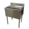 BK Resources UB4-18-IB30 30"W Stainless Steel Underbar Insulated Ice Bin 