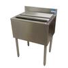 BK Resources UB4-18-IBCP36-7 36"W Stainless Steel Underbar Insulated Ice Bin w/Cold Plate 