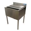 BK Resources UB4-21-IBCP36-7 36"W Stainless Steel Underbar Insulated Ice Bin w/Cold Plate 