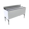 BK Resources UB4-21-IBCP48-7 48"W Stainless Steel Underbar Insulated Ice Bin w/Cold Plate 